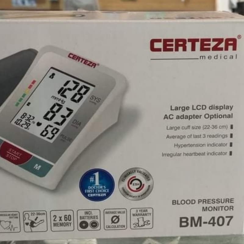 Certeza Blood Pressure Monitor BM-407