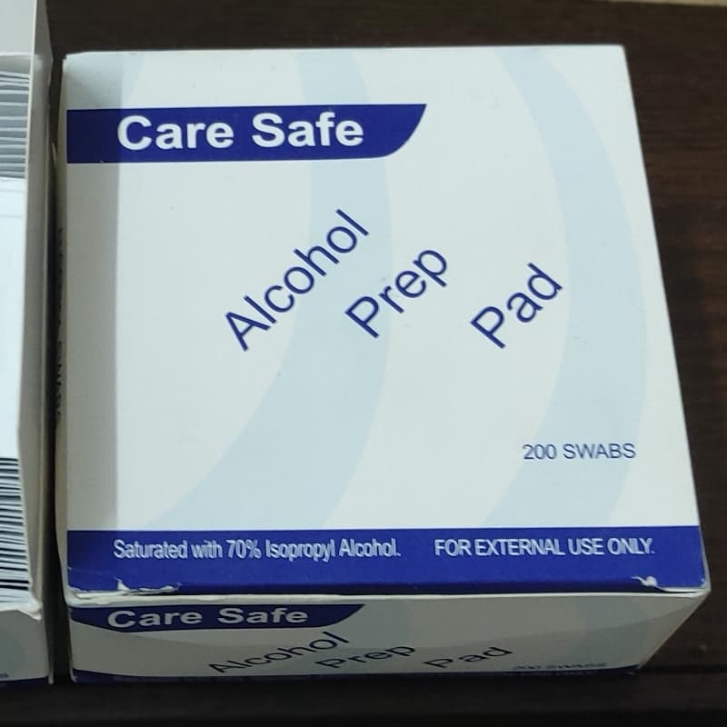 Care Safe Prep Pad for Wound cleaning.