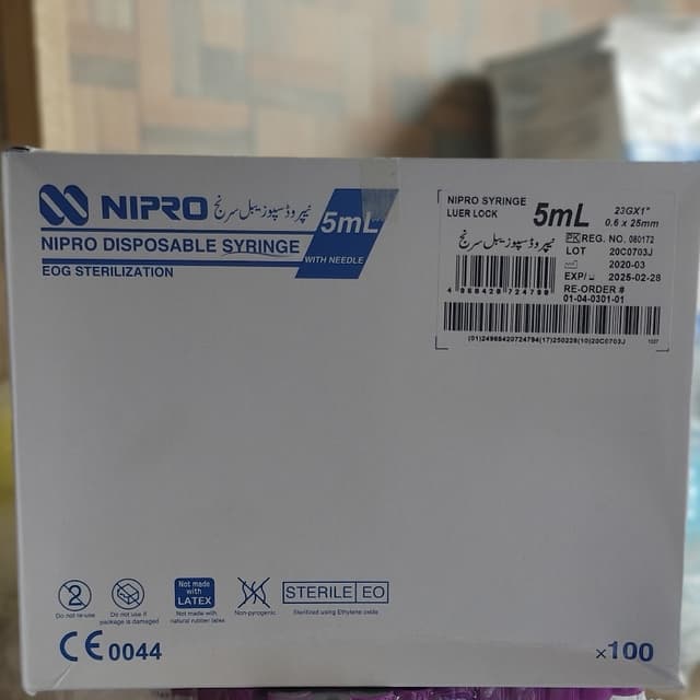 Nipro Disposable Syringe 5cc